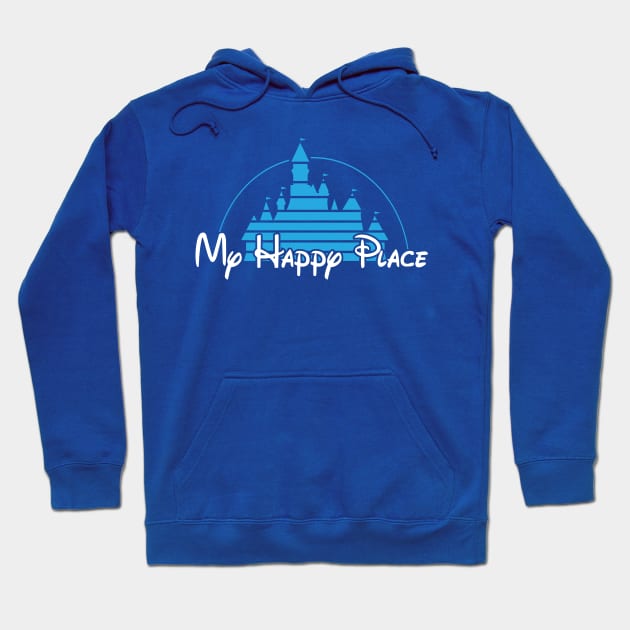 My Happy Place Hoodie by old_school_designs